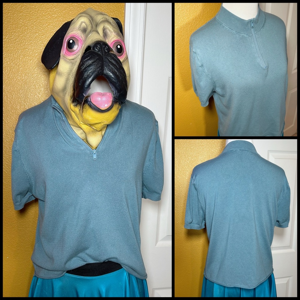 ZARA, half zip top!!